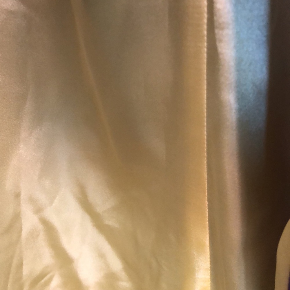 Cire purple and gold strapless gown. - Picture 7 of 9
